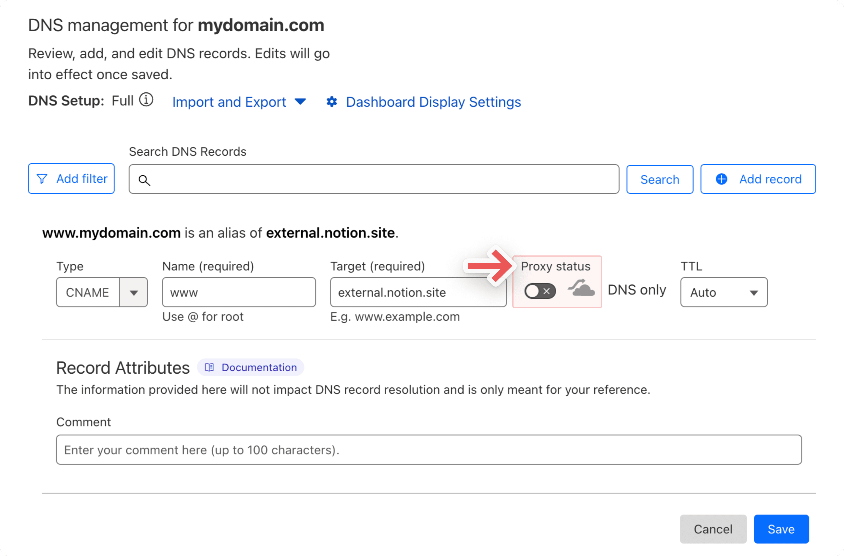 hc: cloudflare step 4