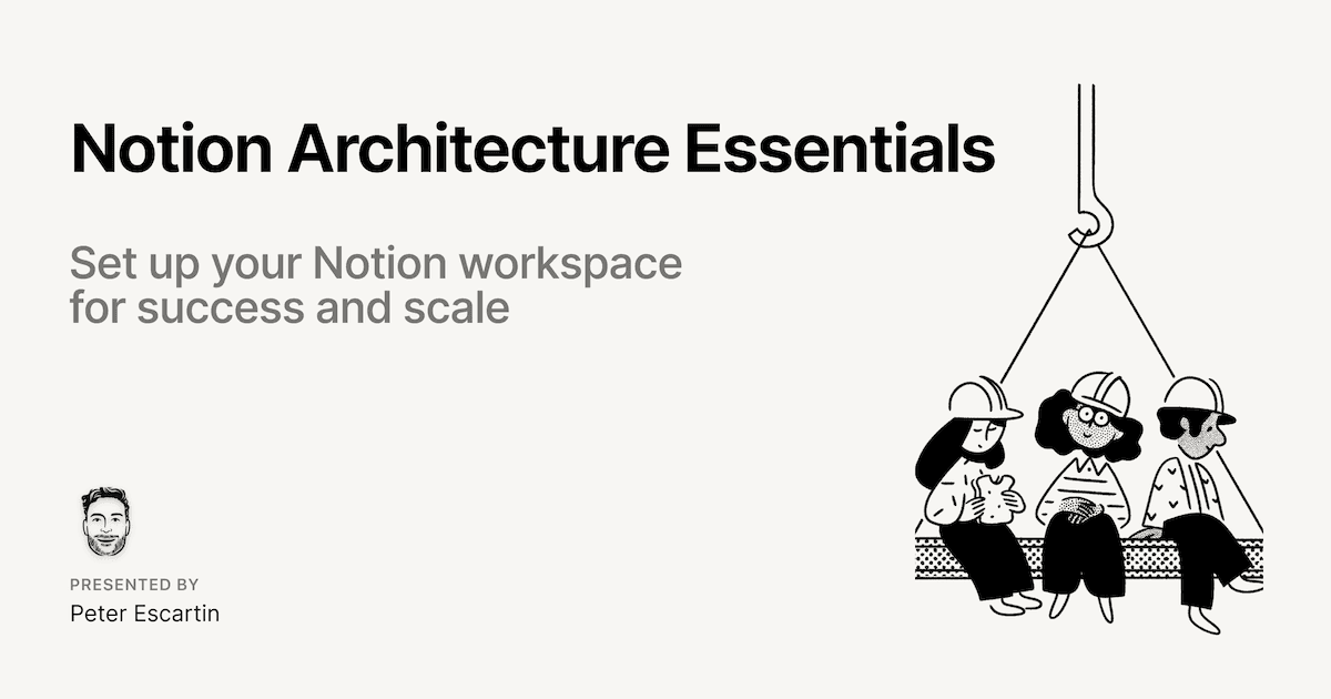 Building your Digital Workplace: Notion Architecture Essentials