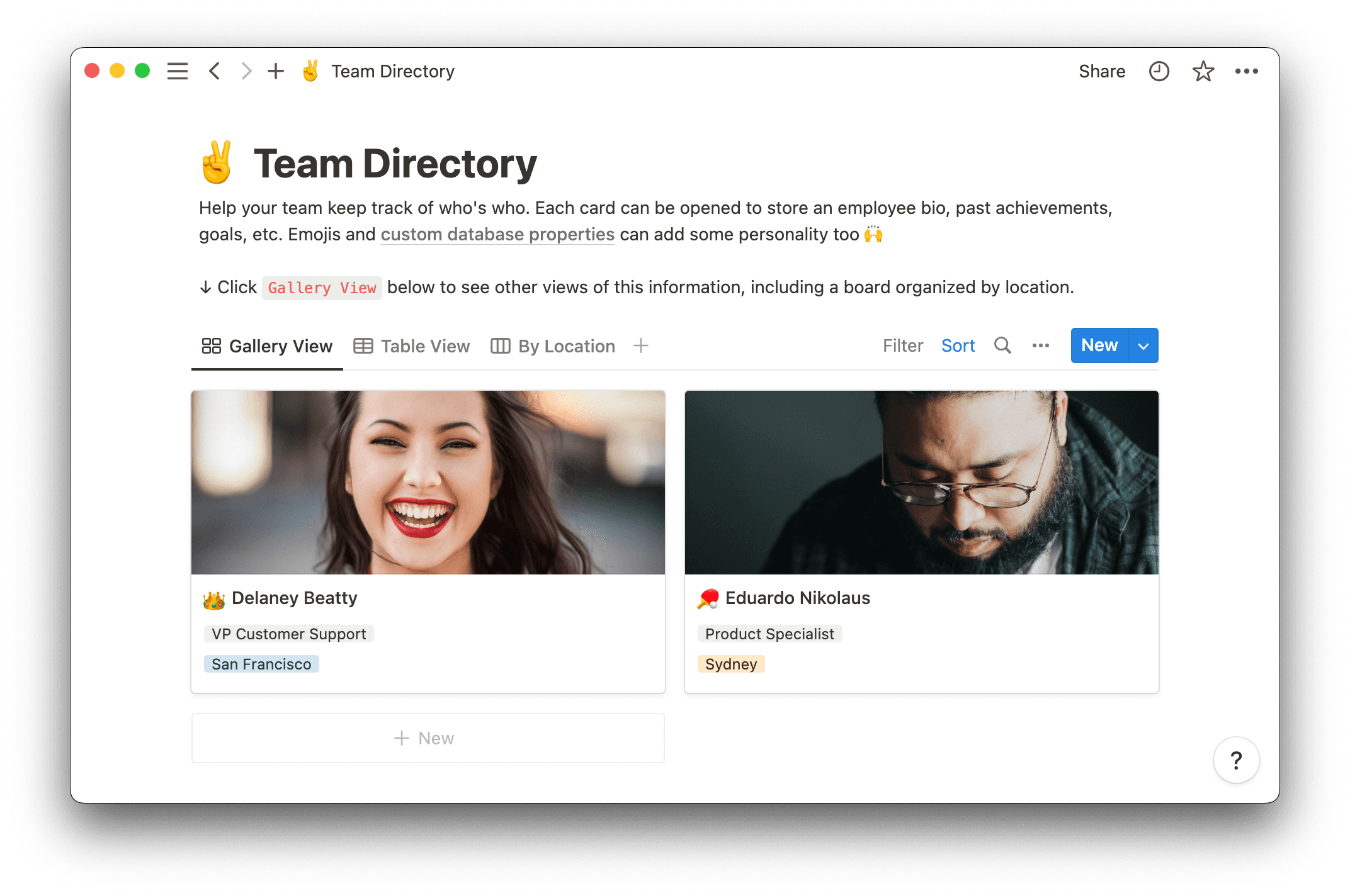 team directory template image