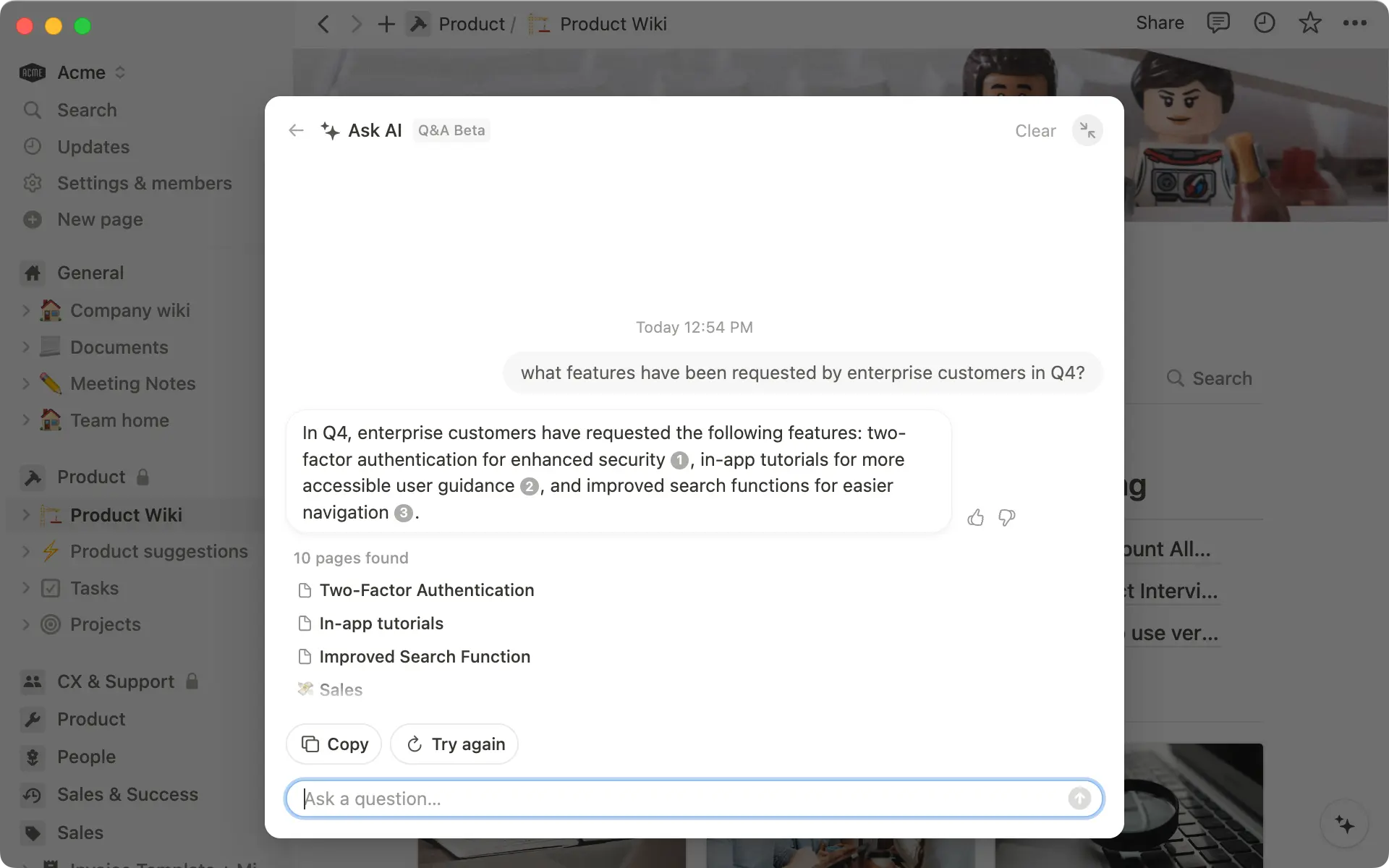 Quickly synthesize multiple pages of user research into easy-to-understand insights.
