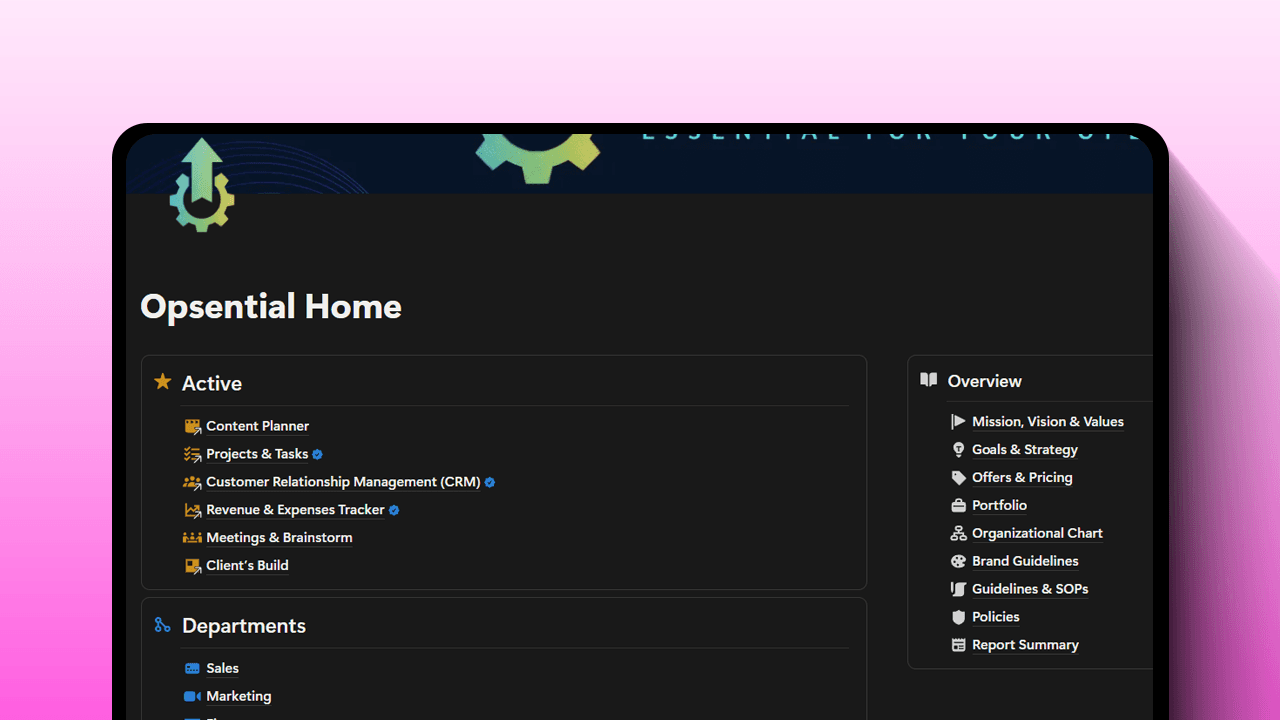 All-in-One Business Dashboard