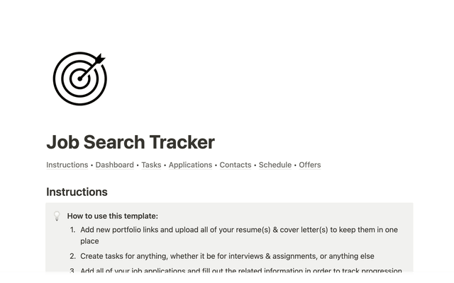 Job Search Tracker